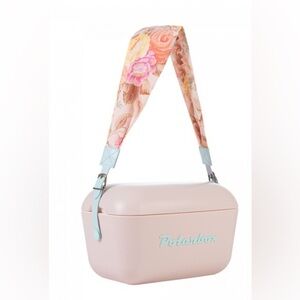 Polarbox Interchangeable Cooler Strap- Floral Design in Cyan NWT